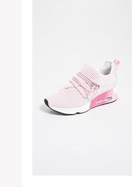 Ash Lenny Trainer Pink and White Mesh Sneakers